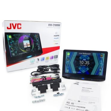 JVC KW-Z1000W TABLET CAR PLAY/ANDROID AUTO RADIO