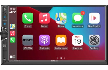 JENSEN CAR710W – AM FM With Wired and Wireless CARPLAY/ANDROID... 