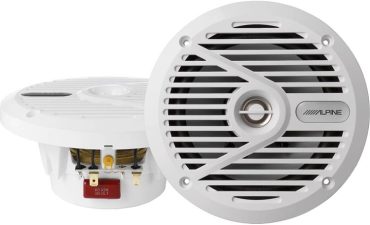 Alpine 6-1/2″ 2-way marine speakers (White)