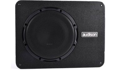 Audison 10″ powered subwoofer with 400-watt amplifier