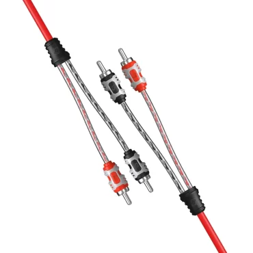 Cerwin Vega 1 Male to 2 Female Twisted RCA Y-Cable... 